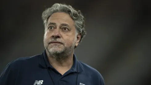 Júlio Casares presidente do São Paulo antes da partida contra o Flamengo no estádio Maracanã pelo campeonato Brasileiro A 2024. Foto: Jorge Rodrigues/AGIF
