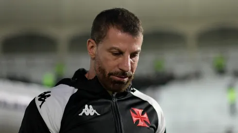 Pedrinho presidente do Vasco durante partida contra o Bragantino no estádio São Januário pelo campeonato Brasileiro A 2024. Foto: Thiago Ribeiro/AGIF