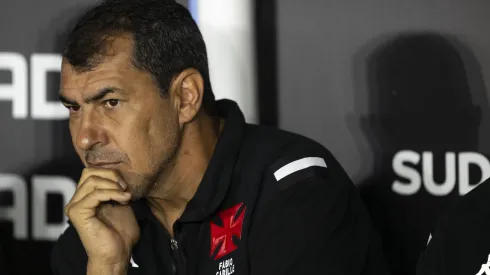 Fábio Carille técnico do Vasco durante partida contra o Puerto Cabello no estádio São Januário pelo campeonato Copa Sul-americana 2025. Foto: Jorge Rodrigues/AGIF
