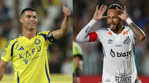 Cristiano Ronaldo e Neymar entraram na mira do Fluminense para o Super Mundial de Clubes. Foto: Getty Images