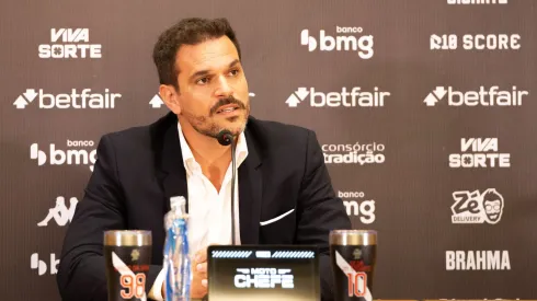 Apresentação do novo diretor executivo Admar Lopes em 18 de Junho de 2025. Fotos: Matheus Lima/Vasco.