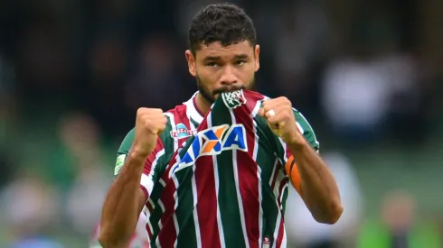 Gum durante confronto entre Fluminense e Coritiba no Brasileirão de 2016.