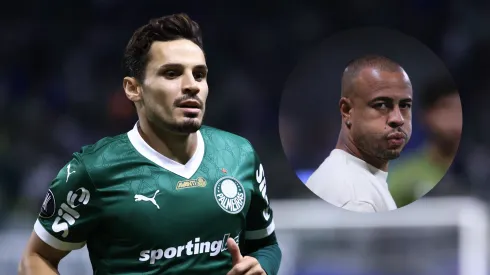 Raphael Veiga se despede de Mayke. Foto: AGIF