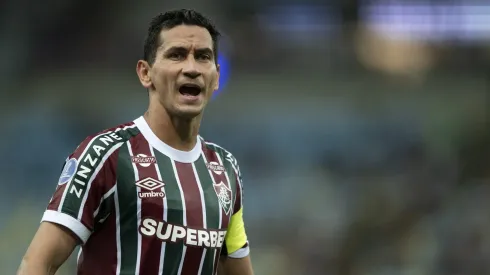 Paulo Henrique Ganso jogador do Fluminense durante partida contra o Union Española no estádio Maracanã pelo campeonato Copa Sul-americana 2025. Foto: Jorge Rodrigues/AGIF