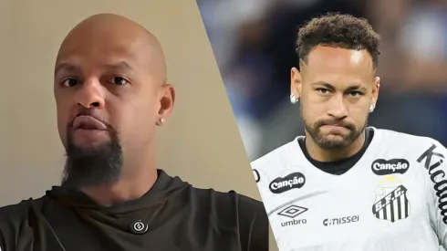 Felipe Melo pede Neymar na próxima Copa do Mundo. Foto: Divulgação e AGIF