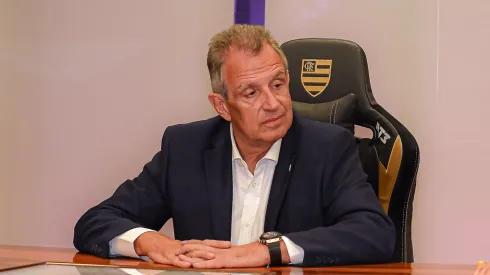 BAP, presidente do Flamengo. O Flamengo foi reconhecido como Patrimônio Histórico, Cultural e Imaterial do Estado do Rio de Janeiro. Foto: Paula Reis/Flamengo