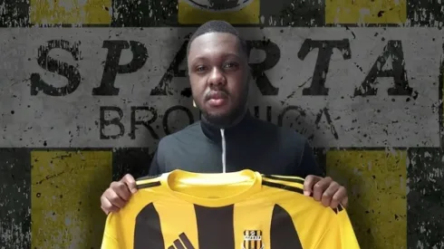 Kayo Lopes, ex-Volta Redonda e Juventude, está em coma induzido após acidente de carro na Polônia. Foto: Reprodução/spartabrodnica/INSTAGRAM