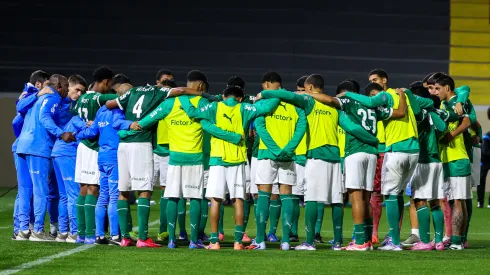 Palmeiras sub-17 em partida da categoria. Foto: Fabio Menotti/Palmeiras/by Canon