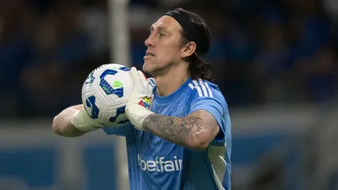 MG – BELO HORIZONTE – 05/10/2025 – BRASILEIRO A 2025, CRUZEIRO X SPORT – Cassio goleiro do Cruzeiro durante a partida contra o Sport no Estadio Mineirao em Belo Horizonte, pelo Campeonato Brasileiro A 2025. Foto: Marlon Costa/AGIF