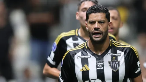 Hulk jogador do Atlético-MG durante partida contra o Bolivar no estádio Arena MRV pelo campeonato Copa Sul-americana 2025. Foto: Gilson Lobo/AGIF