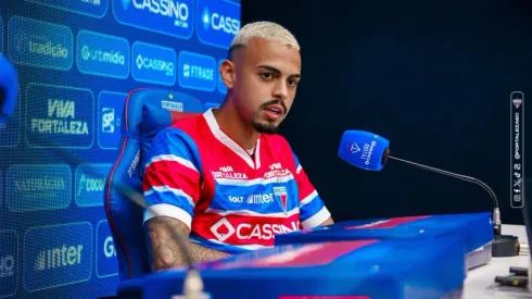 Pierre, jogador do Fortaleza. Foto: Mateus Lotif/Fortaleza EC
