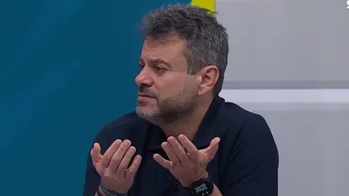 Eric Faria não hesitou em apontar cenário desfavorável ao Flamengo no Brasileirão. Foto: Reprodução/Sportv