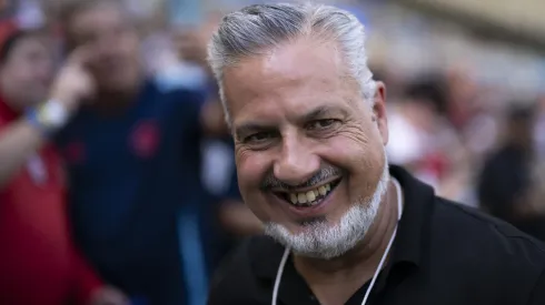 José Boto diretor de futebol do Flamengo antes da partida contra o Fluminense no estádio Maracanã pelo campeonato Carioca 2025. Foto: Jorge Rodrigues/AGIF