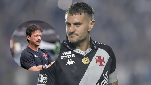 Fernando Diniz fala irritação de Vegetti ao ser substituído em derrota do Vasco para o Atlético-MG (Imagem: Thiago Ribeiro/AGIF/ Fernando Moreno/AGIF)
