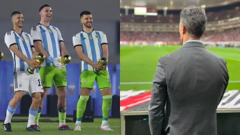 Futbolistas albicelestes replicaron el festejo del Dibu
