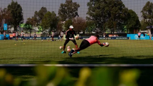 Así lucía la cancha 1 antes de sacarle el césped
