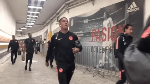 América ya esta en el Estadio Azteca.
