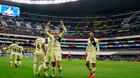 Nico Benedetti celebró su primer gol como americanista.
