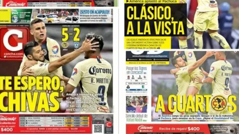 Portadas: América aguarda por Chivas en 4tos