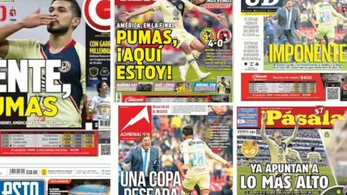 Las portadas de América finalista de la Copa MX