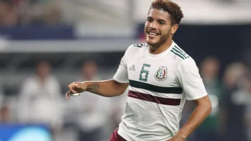 Jonathan dos Santos en el amistoso ante Ecuador.
