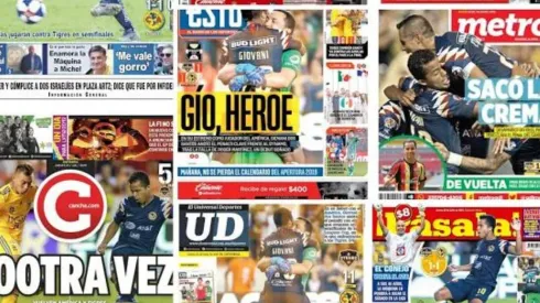 América y Gio se robaron las portadas del día