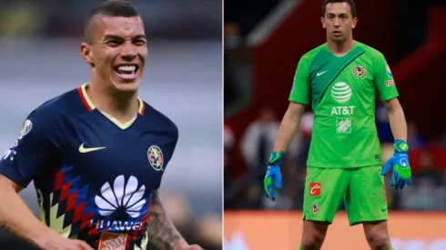 Mateus Uribe y Agustín Marchesín.
