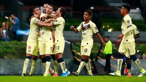 Jugadores de América en el partido ante Tijuana.
