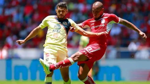 América enfrentando a Toluca.
