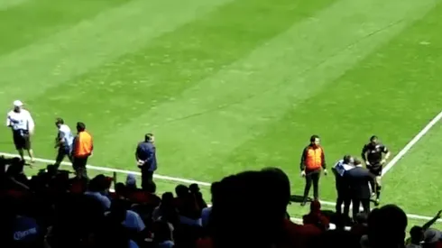 Miguel Herrera antes del inicio del partido.
