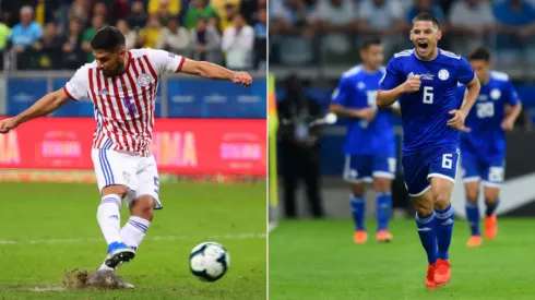 Bruno Valdez y Richard Sánchez en la Selección de Paraguay.
