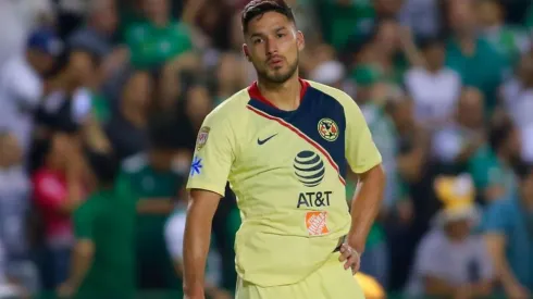 Bruno Valdez en el partido ante León.
