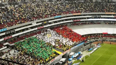 Mosaico de la porra del América.
