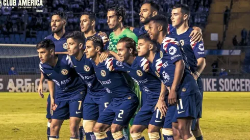 La probable formación de América para visitar a Monterrey.
