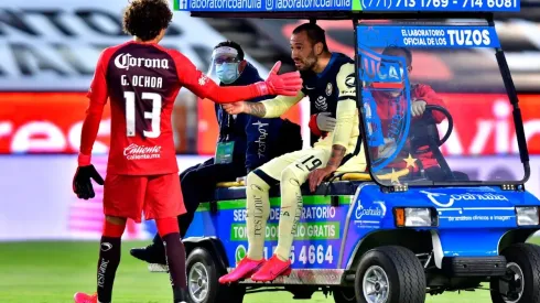 Aguilera se lesionó en el debut ante Pachuca.
