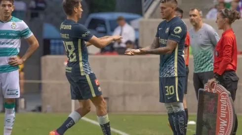 Nico Castillo jugó 30 minutos en el duelo ante Santos Laguna.
