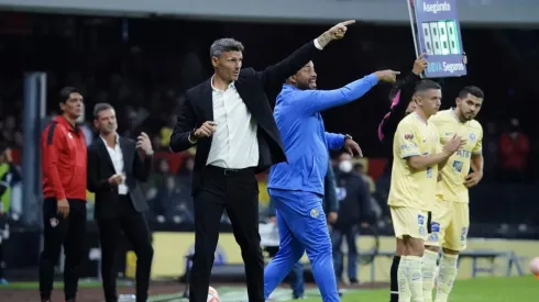 Fernando Ortiz, en el duelo de la primera jornada del Torneo Apertura 2022.
