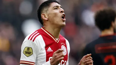 AMSTERDAM – Edson Alvarez of Ajax reacts during the Dutch premier league match between Ajax Amsterdam and NEC Nijmegen a
