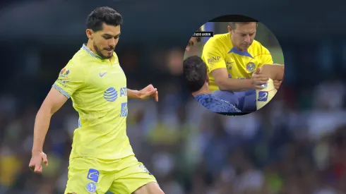 El delantero preocupó al área técnica de las Águilas.
