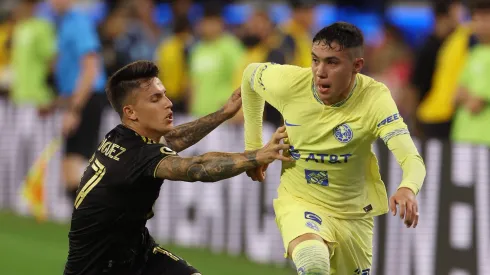 América jugó contra LAFC en la Leagues Cup del año pasado.
