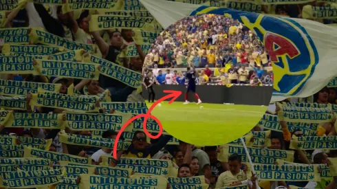 Los fans de las Águilas tuvieron un mal comportamiento en la recta final del duelo.
