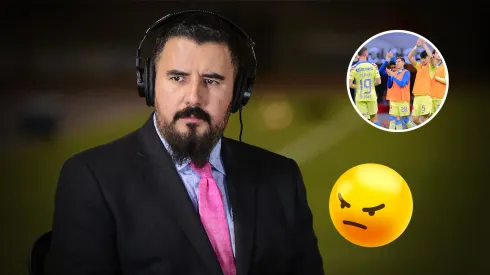 Álvaro Morales arremetió contra la defensa del América.
