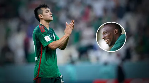 Chucky Lozano le dio la bienvenida a Quiñones.

