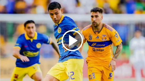 Leo Suárez empató el marcador ante Tigres. 
