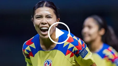 Kiana Palacios puso el empate para el América Femenil.
