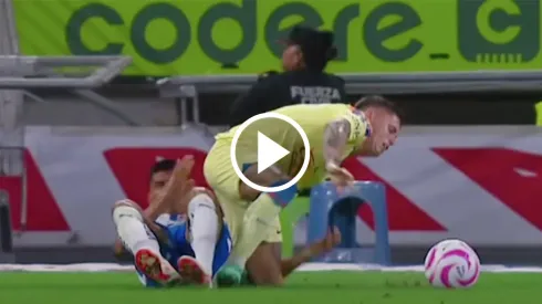 Así fue la lesión de Brian Rodríguez.
