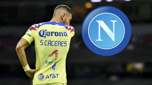 Sebastián Cáceres es pretendido por el Napoli.
