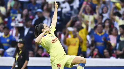 Así festejó Andrea Pereira.
