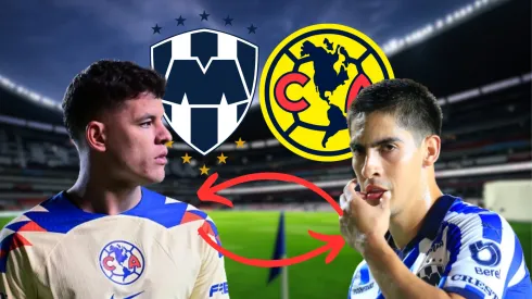 América y Monterrey estarían planeando un intercambio entre sus futbolistas 

