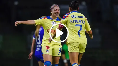 América Femenil goleó a Rayadas.
